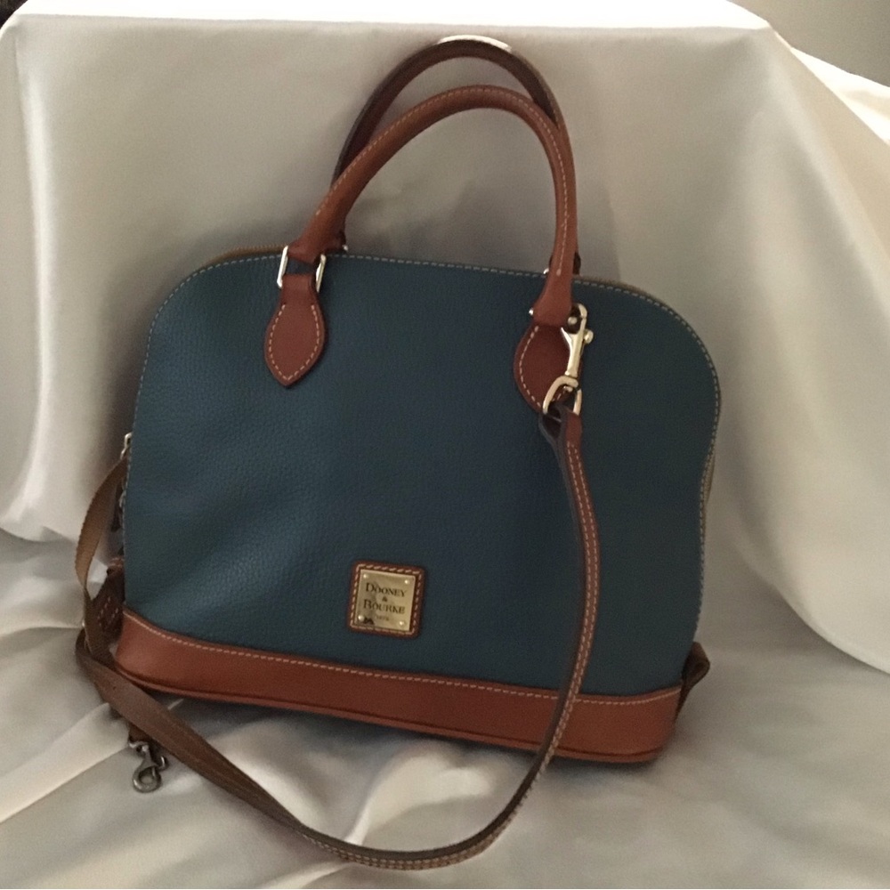 Dooney & Bourke Teal and Brown Women's Bag Brand NEW